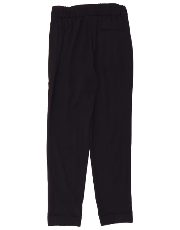Marks & Spencer Pantalon décontracté pour femme UK 10 Small W30 L30 Bleu marine