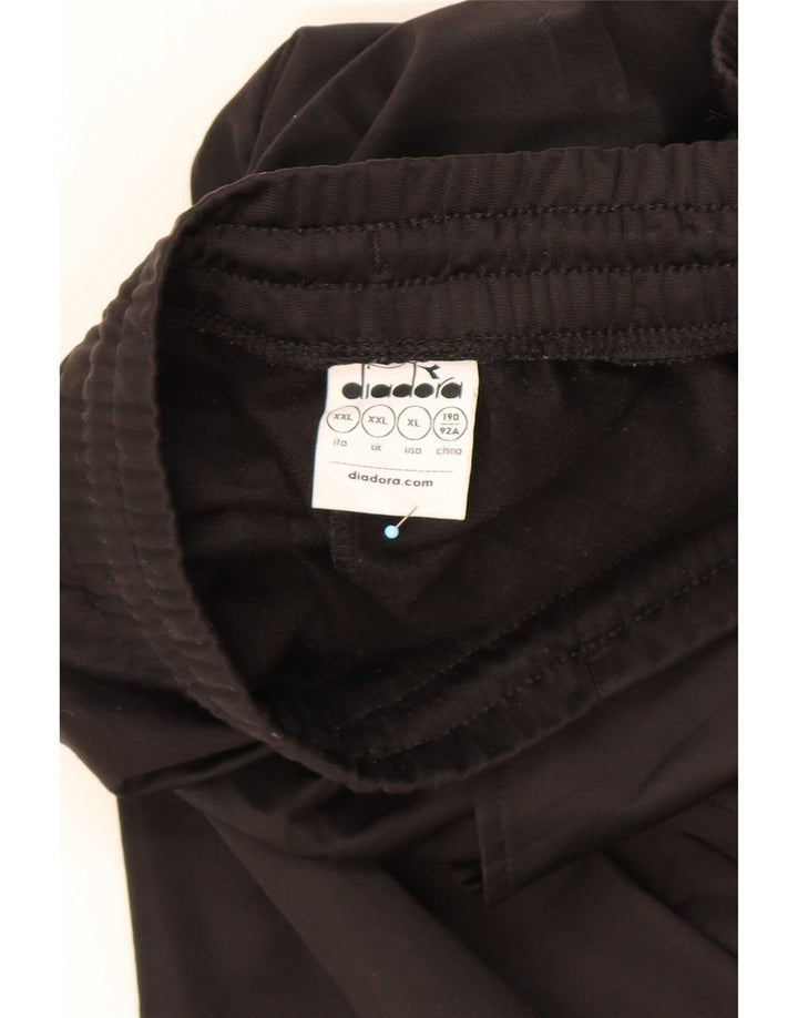 Diadora Pantalon de survêtement pour homme Joggers 2XL Noir Polyester