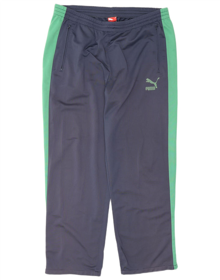 Puma Pantalon de Survêtement XL Homme Bleu Marine Colourblock