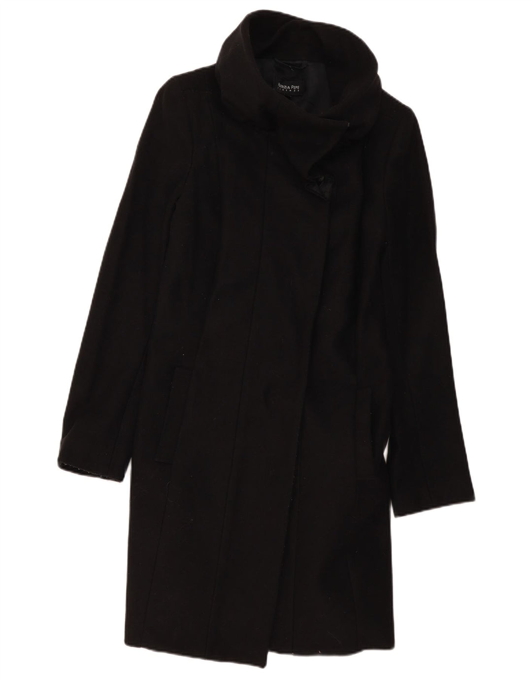 Patrizia Pepe Pardessus Femme IT 42 Laine Noir Moyen
