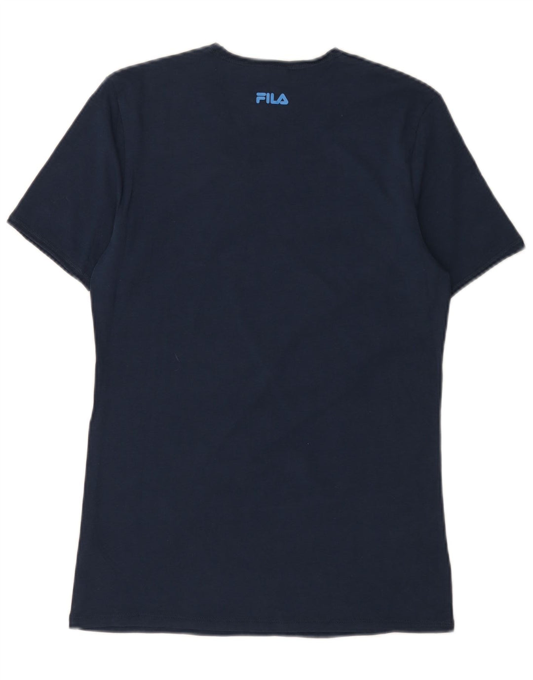 Fila T-Shirt Homme Haut Petit Bleu Marine Coton