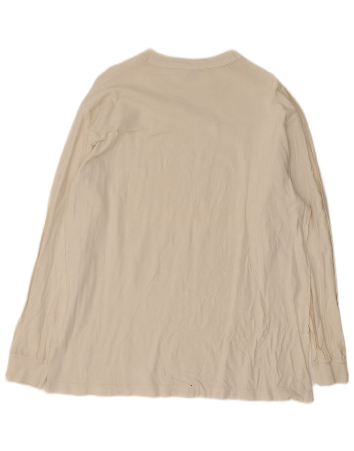 Levi's Haut à Manches Longues Homme Blanc Large Coton