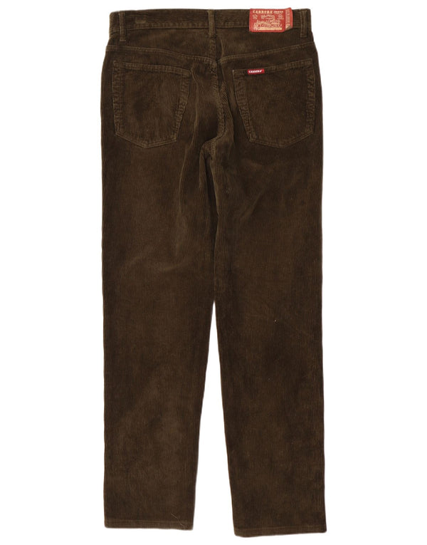 Pantalon Droit En Velours Côtelé Carrera Homme W33 L31 Kaki Coton