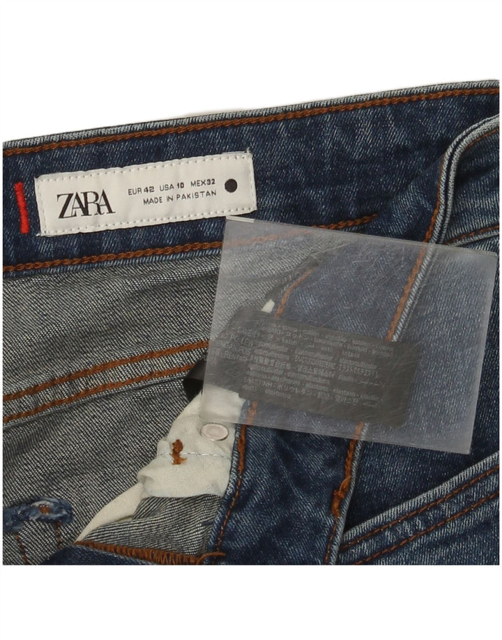 Zara Jeans Bootcut Femme EU 42 Large W32 L29 Coton Bleu