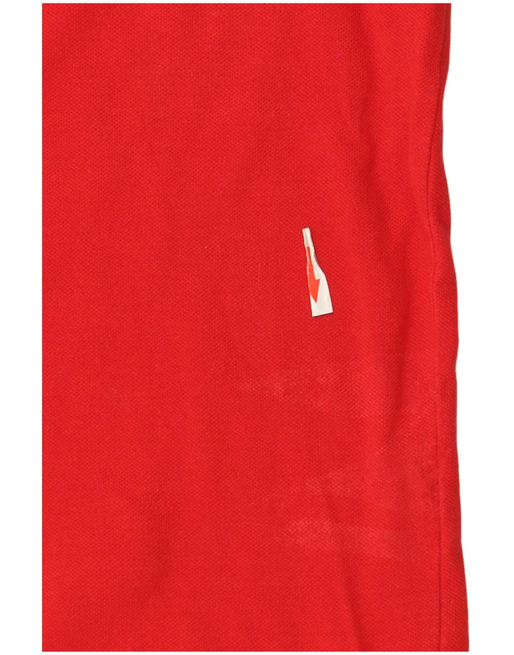 Fila Polo Homme Rouge Moyen Colourblock Coton