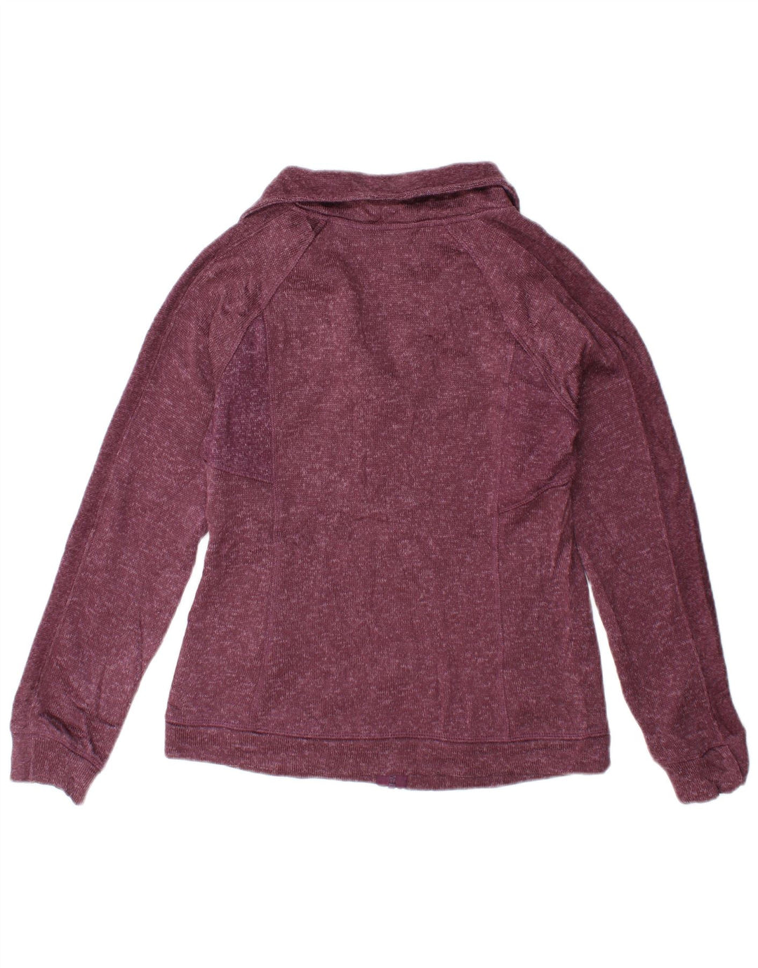 Fila Veste de survêtement pour femme UK 10 Petit polyester moucheté bordeaux