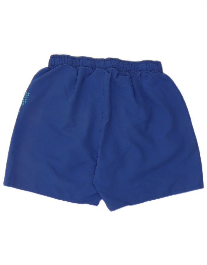 Arena Short de Sport Graphique Homme Bleu Moyen Polyester