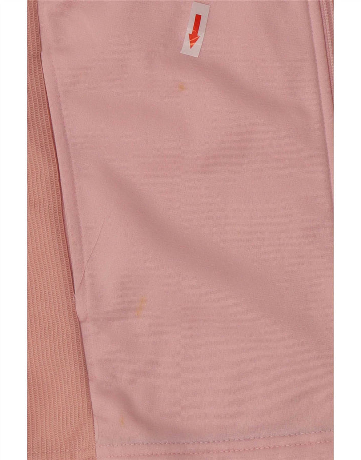 Asics Veste de survêtement pour femme UK 16 Large Rose Colourblock Polyester