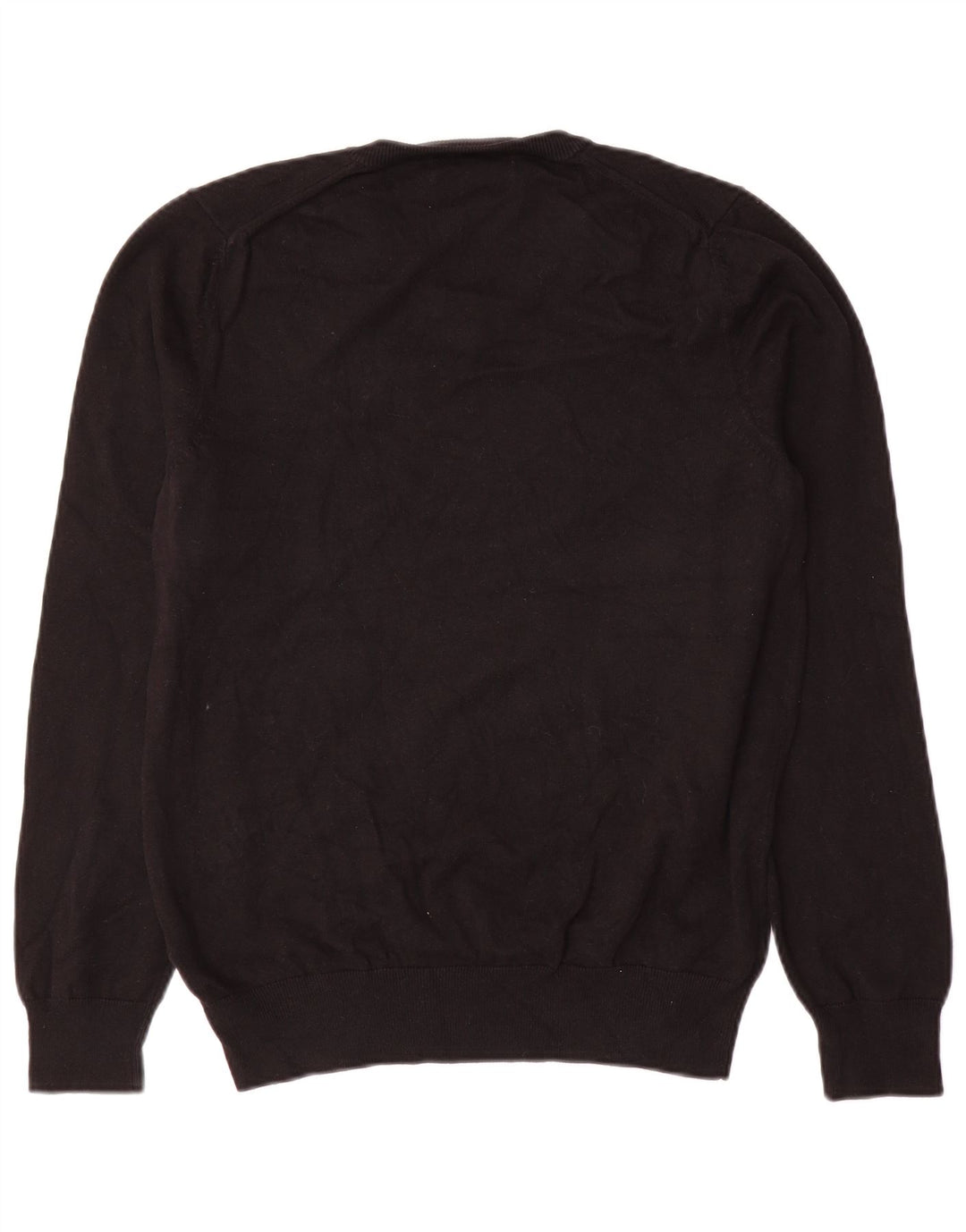 Marks & Spencer Pull col V Homme Noir Moyen Coton