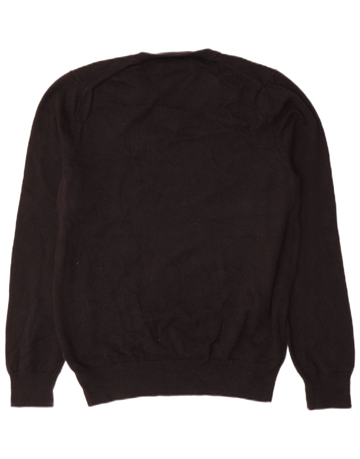 Marks & Spencer Pull col V Homme Noir Moyen Coton