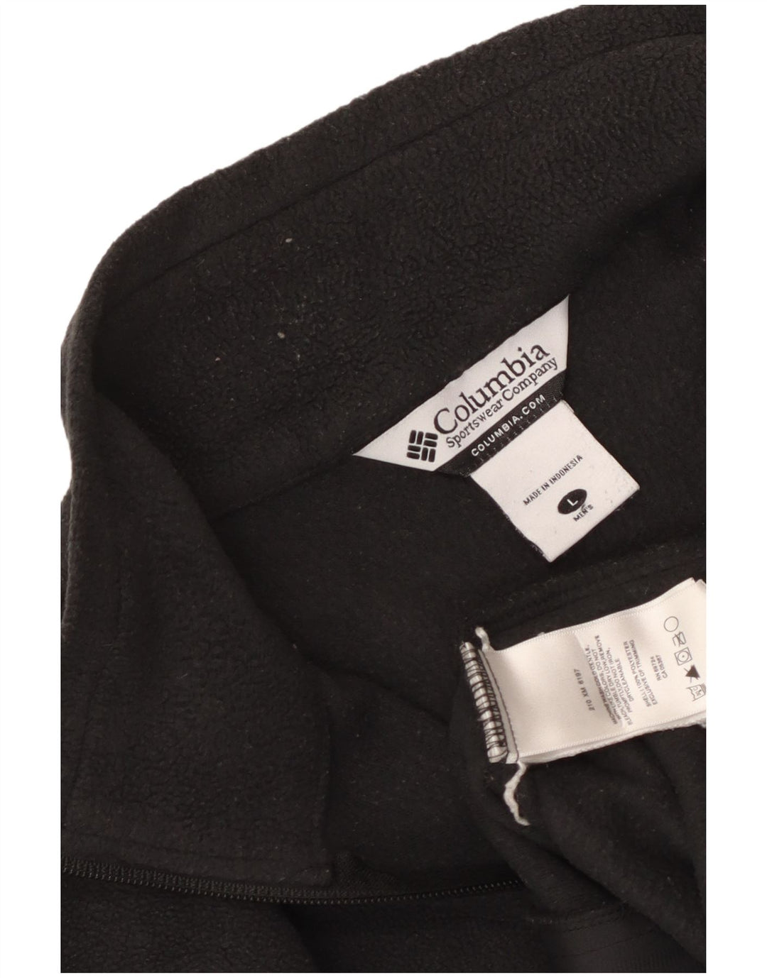 Columbia Veste polaire Mizzou pour homme UK 40 Large Noir Polyester