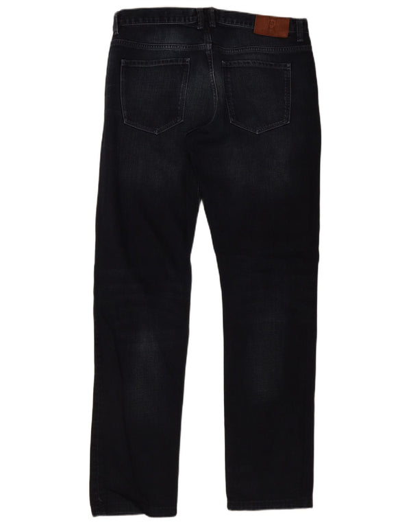 Massimo Dutti Jean droit pour homme EU 42 Large W32 L32 Bleu marine
