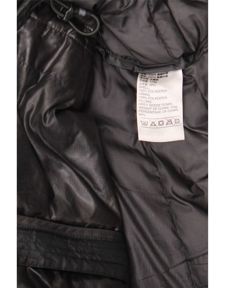 Adidas Veste rembourrée à capuche pour femme UK 18 XL Noir Polyester