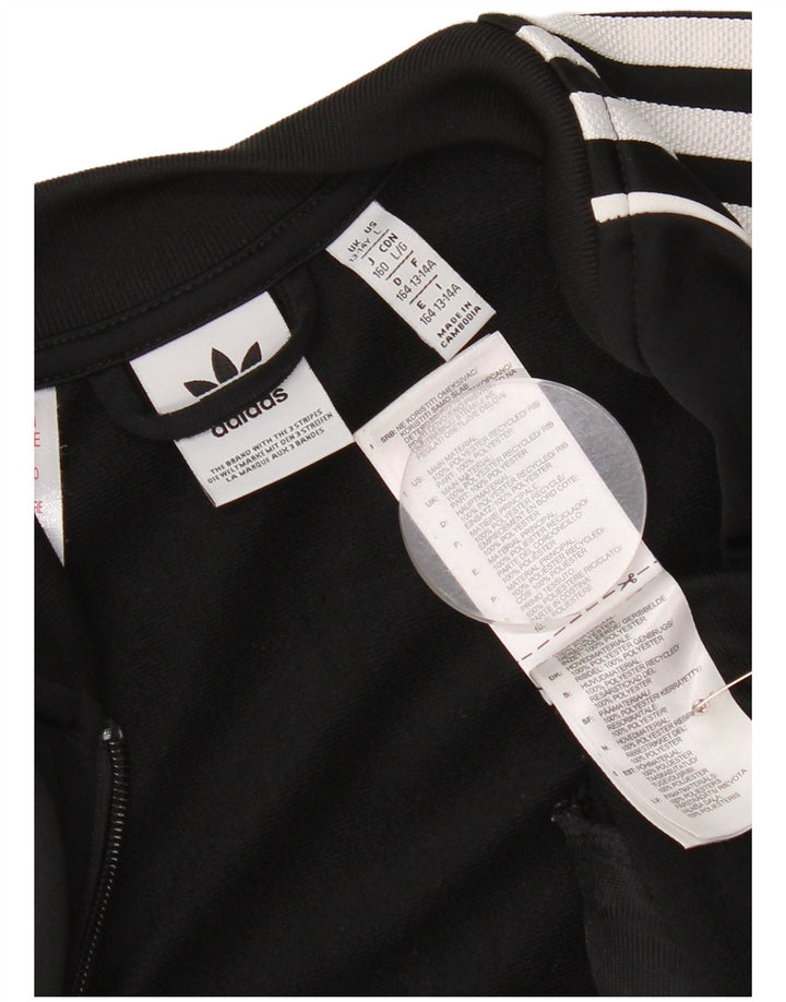 Veste de survêtement Adidas Garçon 13-14 ans Noir Polyester