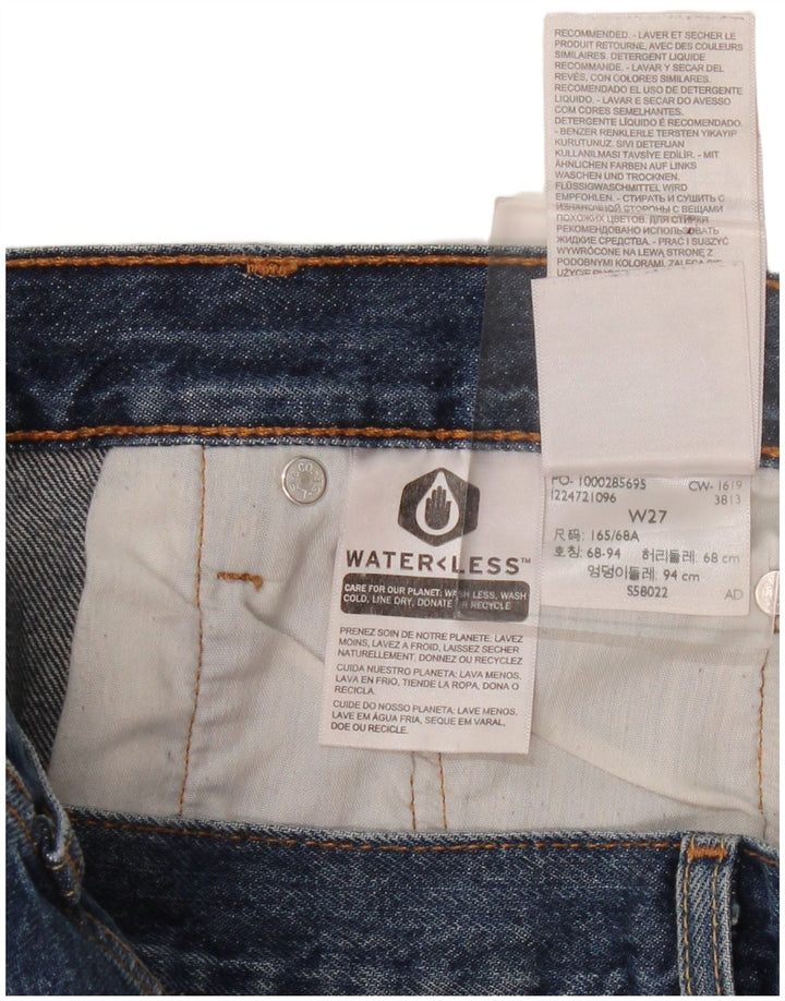 Levi's Short 501 Distressed Denim W27 Small Femme Bleu Marine Coton