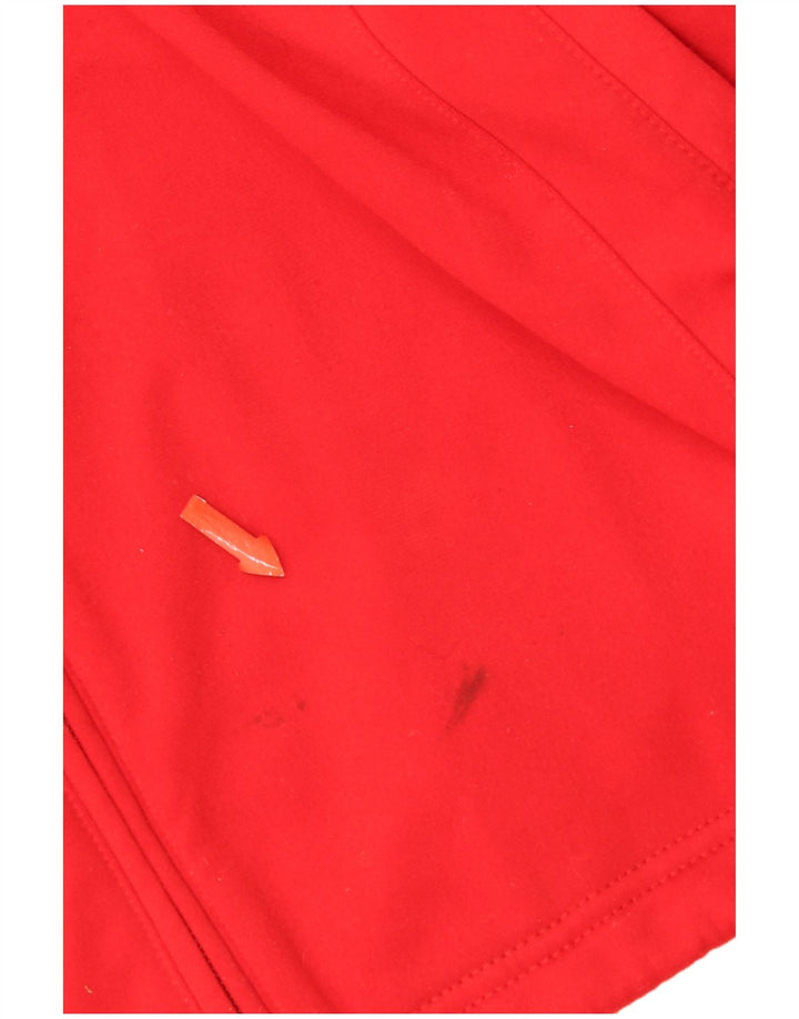 Adidas Hommes Climalite Survêtement Top Veste Grand Rouge Polyester