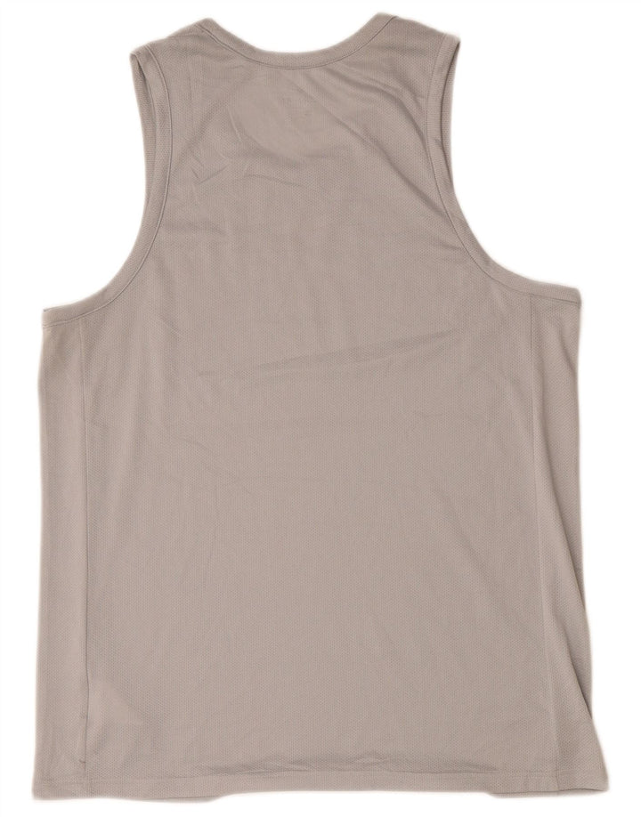 Nike Hommes Dri Fit Graphic Débardeur Grand Gris Polyester
