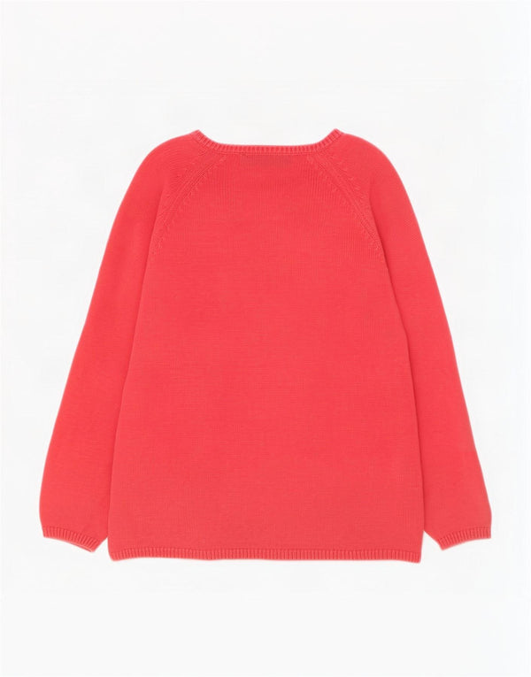 Marks & Spencer Pull col bateau pour femme UK 16 Grand coton rose