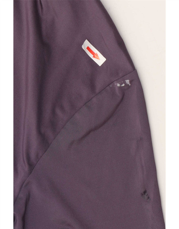 Adidas Polo de golf pour homme en polyester à rayures violettes