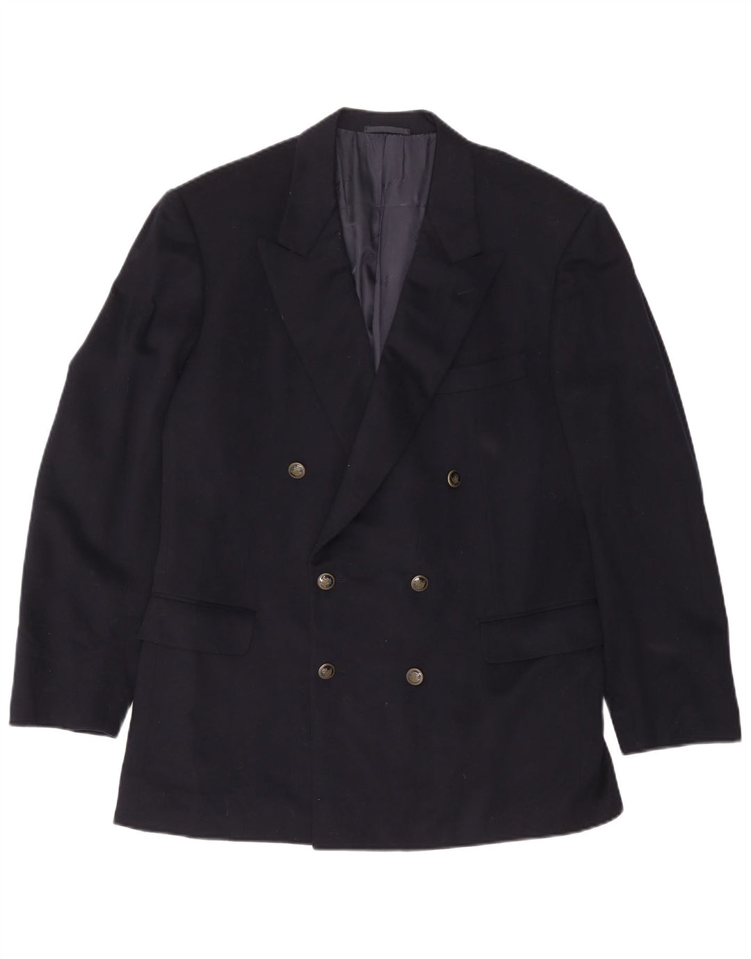 BELVEST Veste Blazer Croisée Homme IT 52 XL Bleu Marine Laine