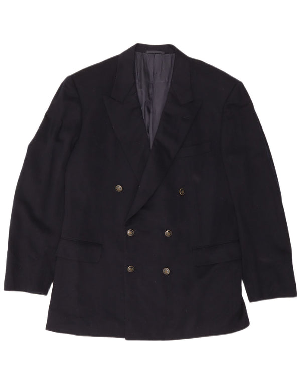 BELVEST Veste Blazer Croisée Homme IT 52 XL Bleu Marine Laine