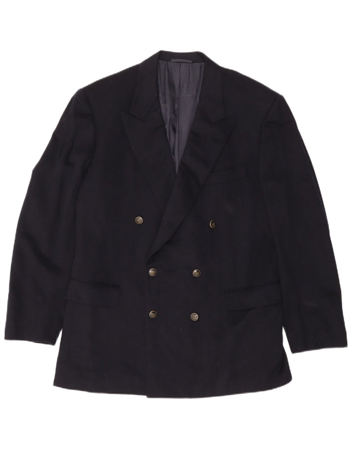 BELVEST Veste Blazer Croisée Homme IT 52 XL Bleu Marine Laine