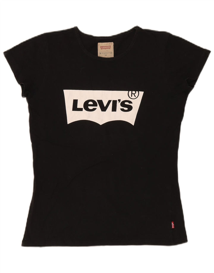 Levi's T-Shirt Graphique Garçon 15-16 ans Noir