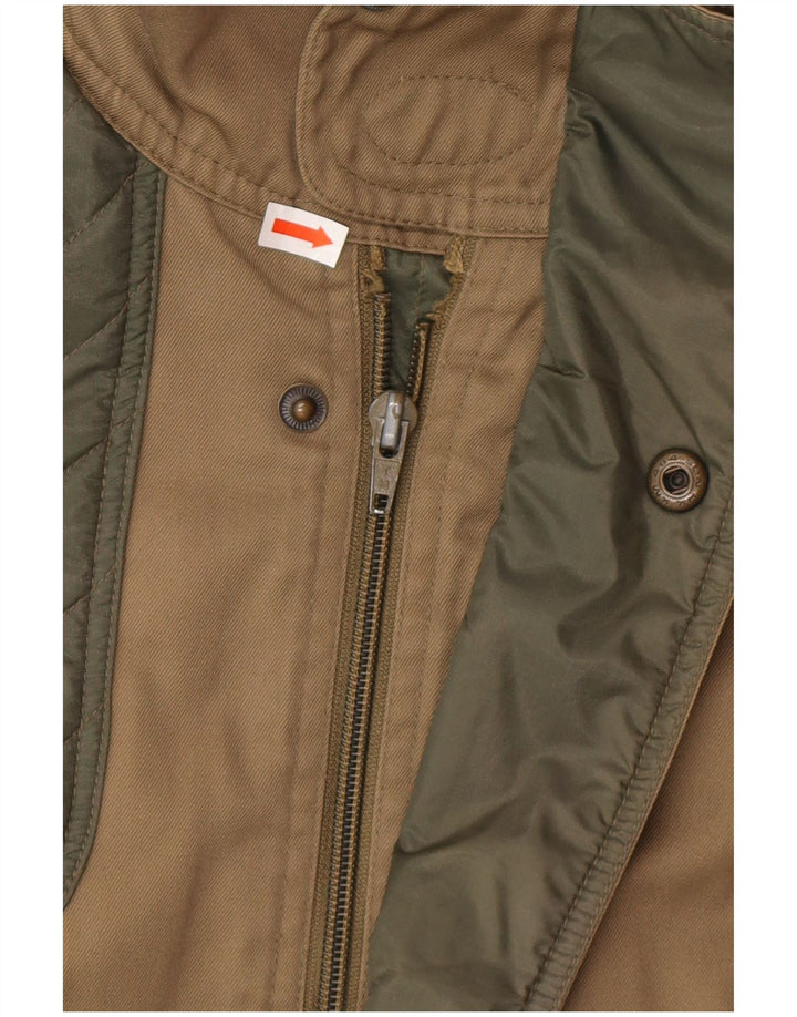 UNIVERS Veste utilitaire à capuche pour homme IT 52 XL en coton marron