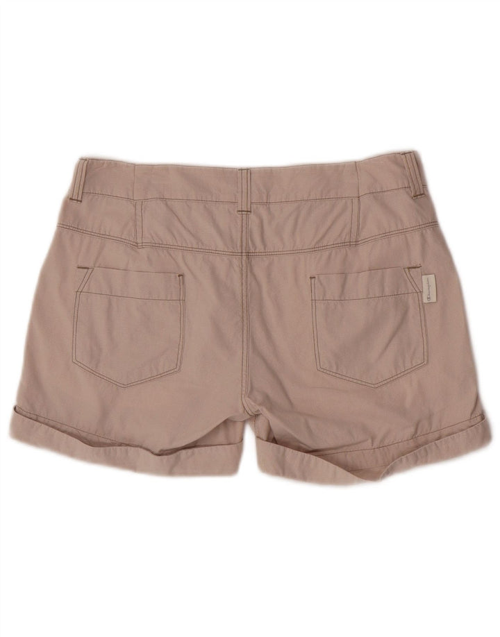 Champion Short décontracté pour femme Petit W28 Beige Pied-de-poule