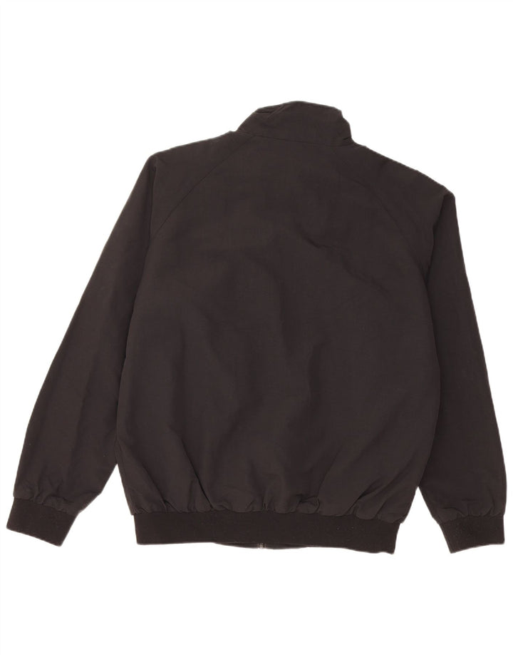 Zara Veste Bomber Homme UK 38 Medium Noir Polyamide