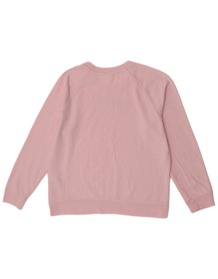 Levi's Sweat-Shirt Graphique Oversize Femme UK 14 Rose Moyen Coton
