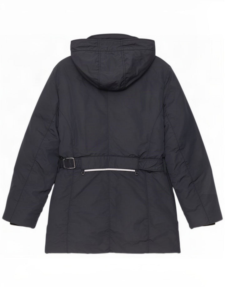 PEUTEREY Veste matelassée à capuche pour femme UK 22 3XL Bleu marine Polyester