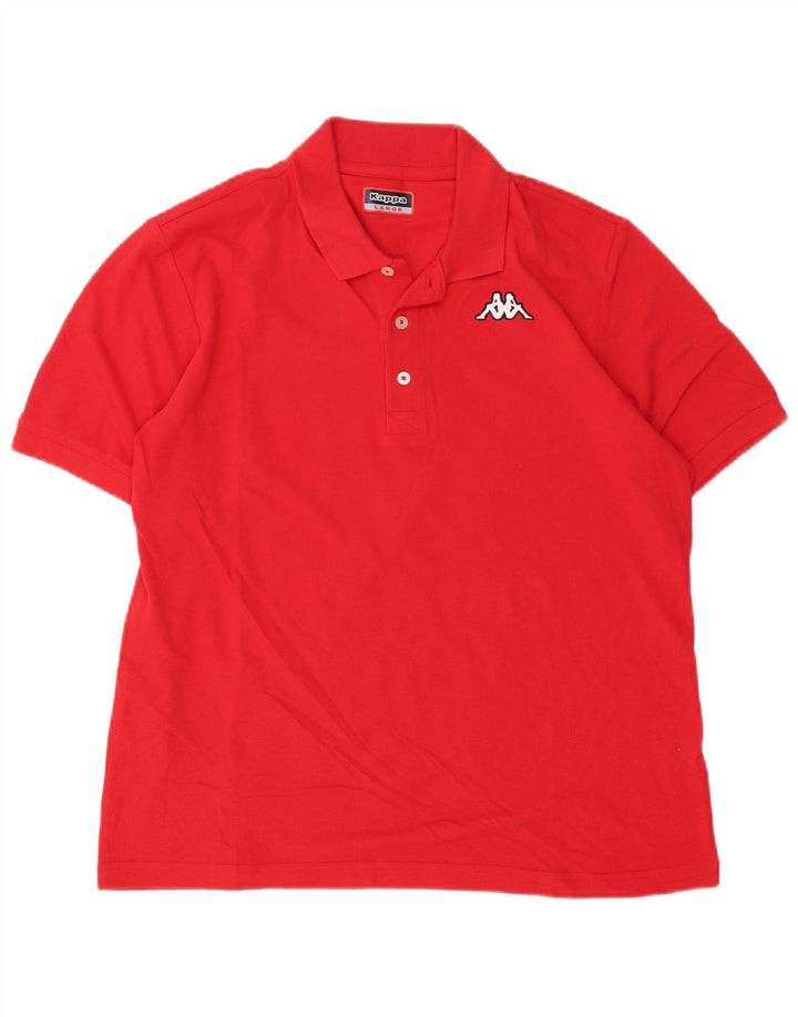 Kappa Polo Homme Grand Rouge Coton