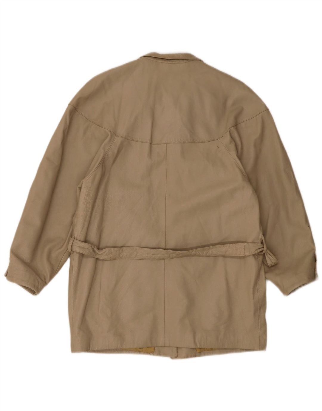 veste en cuir femme vintage EU 40 Beige moyen