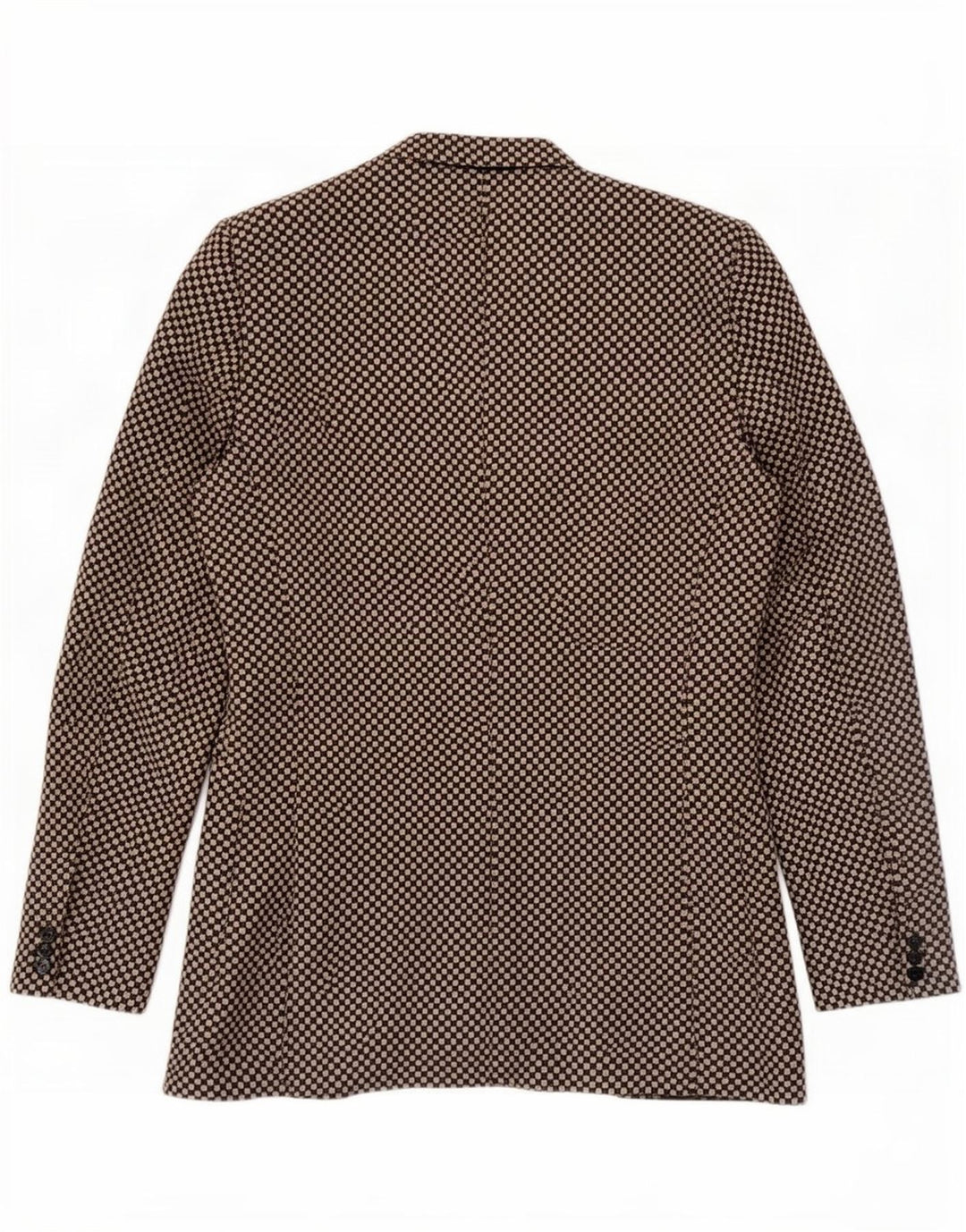 VENTANNI Veste Blazer 3 Boutons Homme IT 52 XL Marron Géométrique