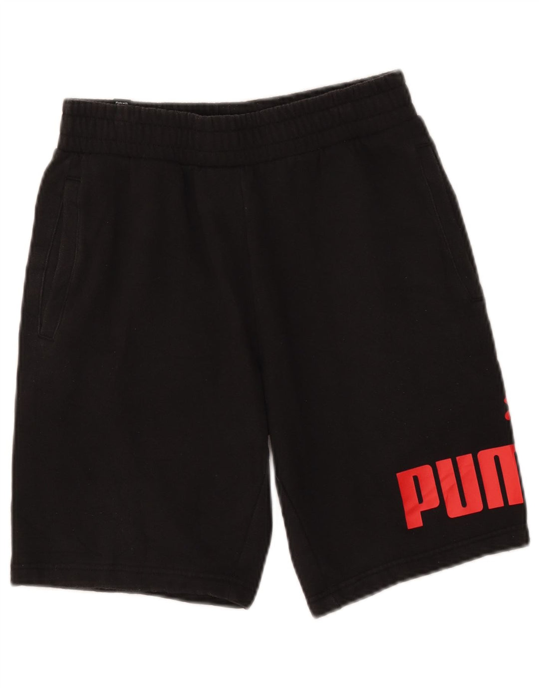 PUMA Short de Sport Graphique Homme Petit Noir