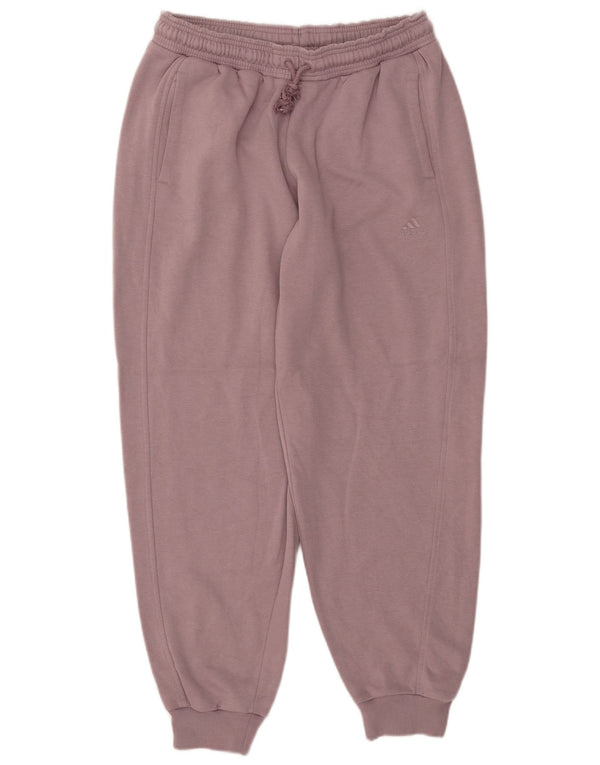 Adidas Pantalon de survêtement pour femme Joggers UK 16/18 Large Violet Coton