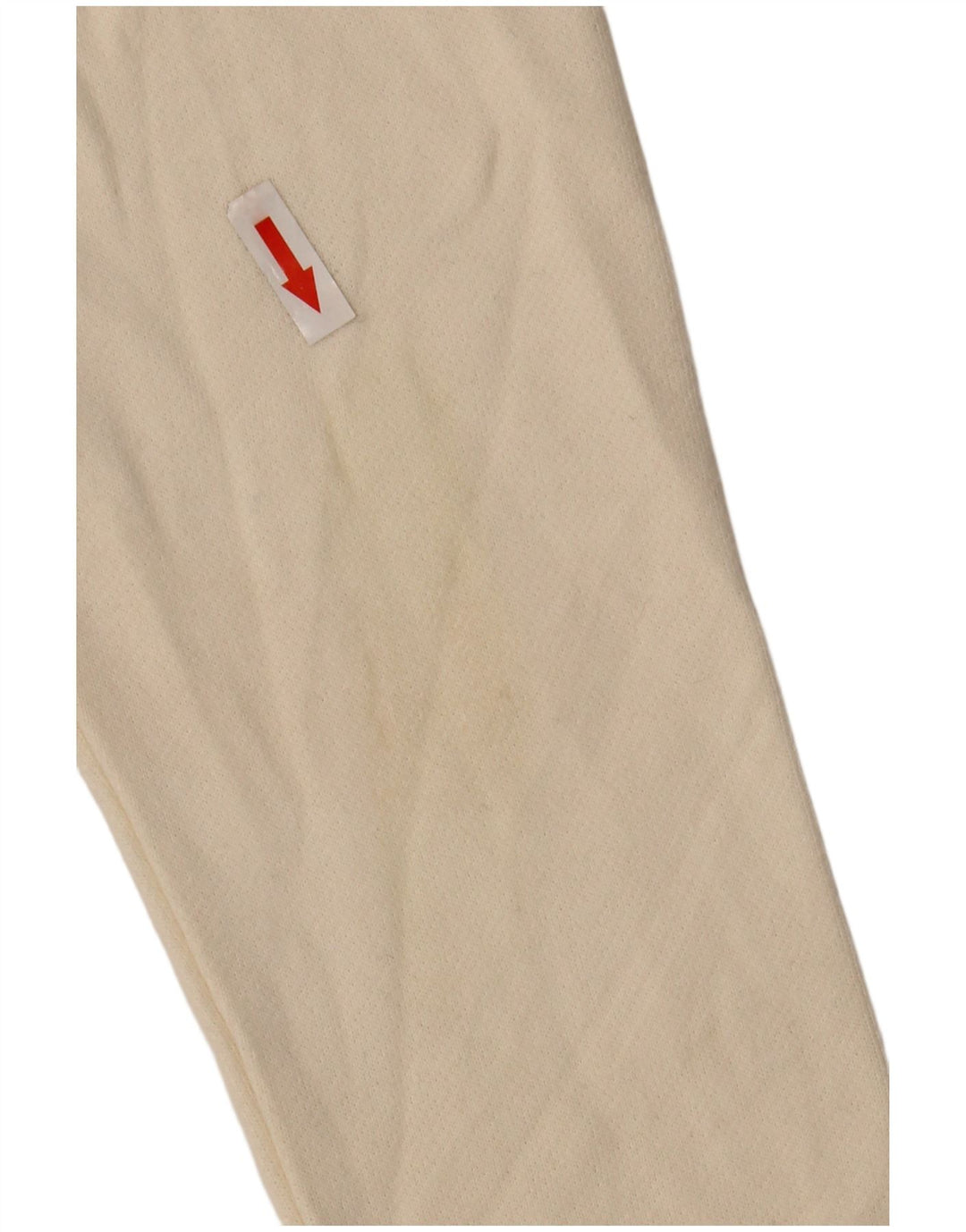 Izod Haut Femme Manches Longues UK 10 Petit Coton Blanc