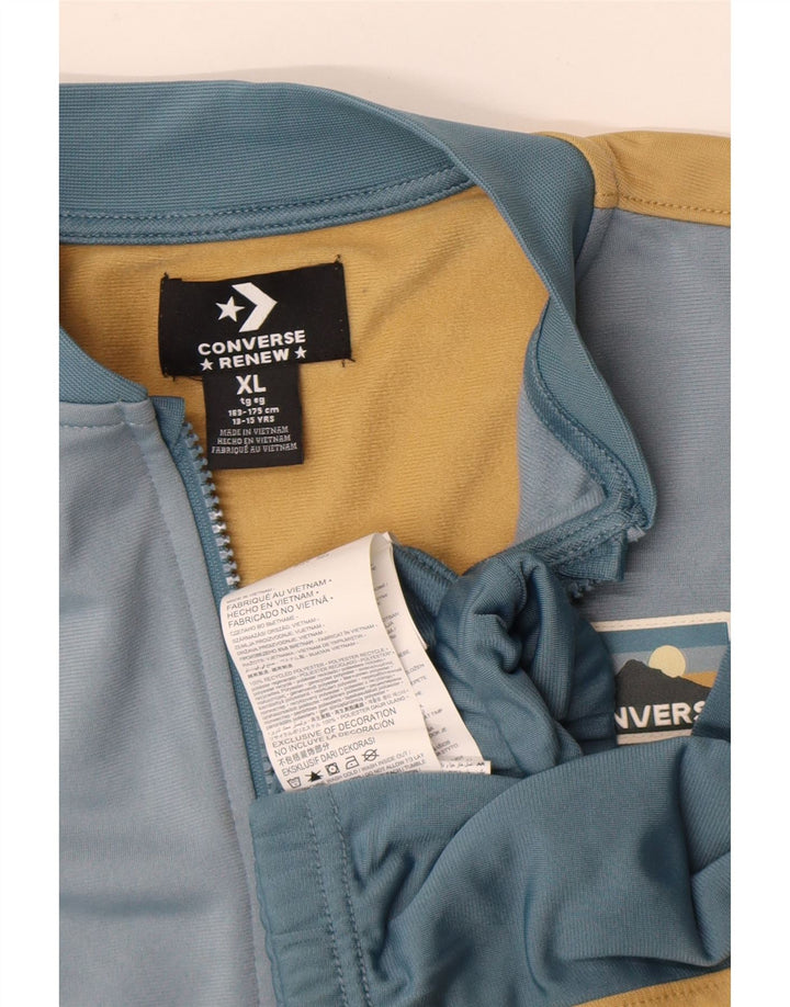 CONVERSE Veste de survêtement pour garçon 13-14 ans XL Bleu Colorblock