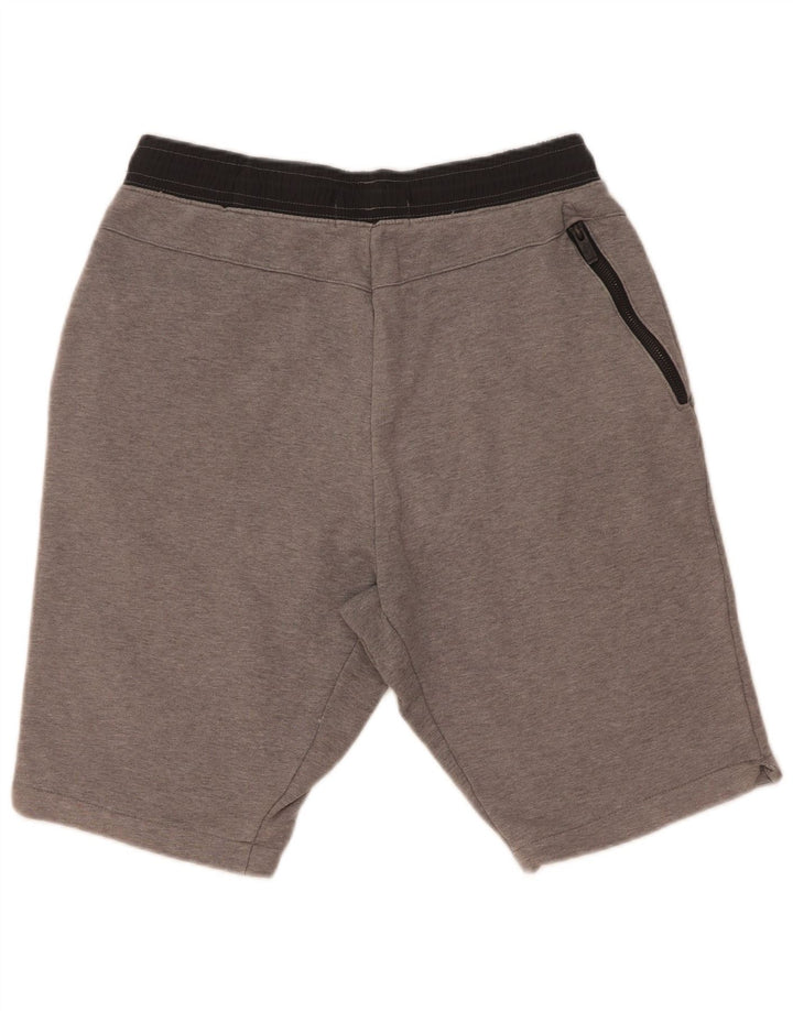 Nike Short de sport en coton color block gris moyen pour homme