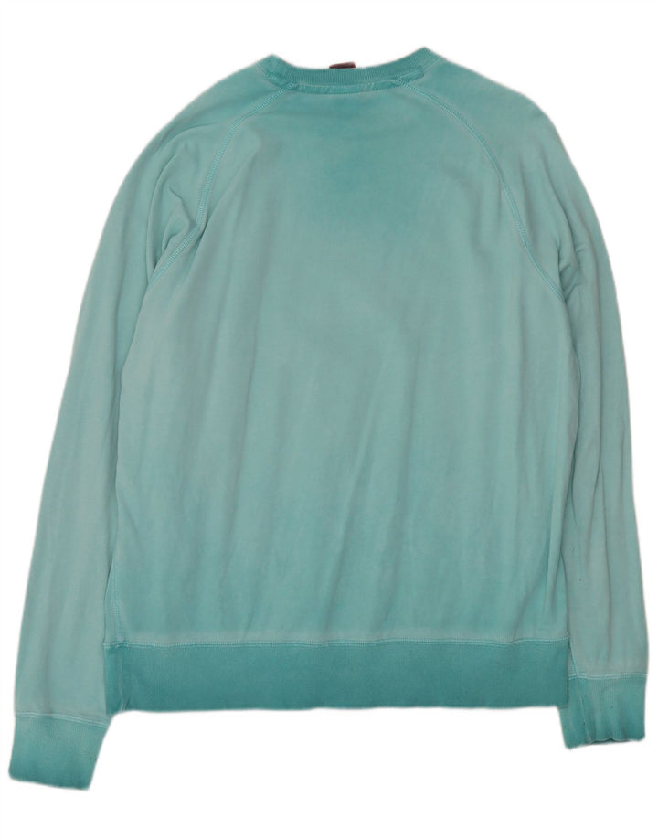 NIKE Sweat-shirt graphique pour homme XL en coton turquoise