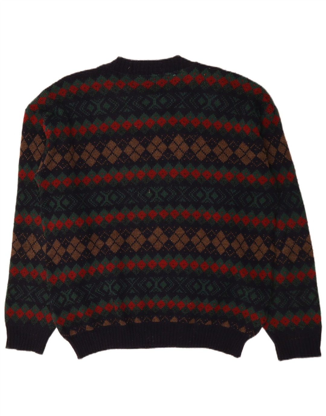 Marks & Spencer Pull ras du cou pour homme, grand, multicolore