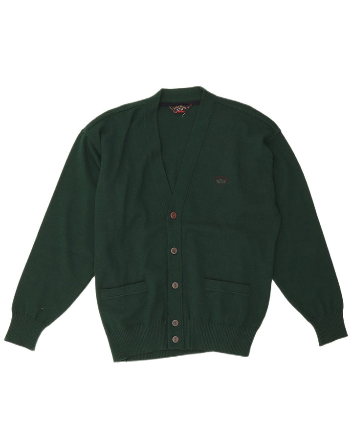 Paul & Shark Pull Cardigan Yachting Homme Vert Moyen Laine