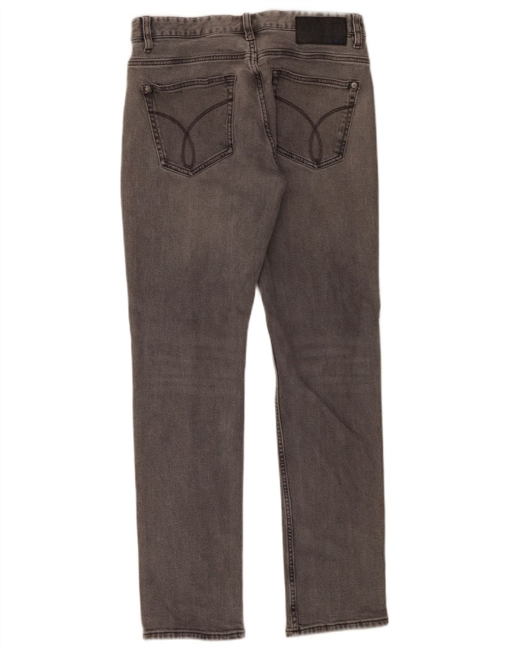 Calvin Klein Jean Slim W31 L30 Homme Gris Coton