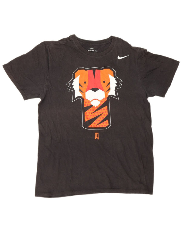 Nike Homme Tiger Woods Graphic T-Shirt Haut Noir Moyen Coton