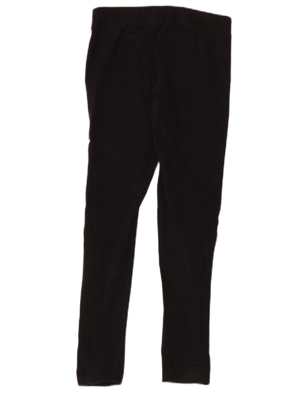 Adidas Leggings graphiques pour femmes UK 12 coton noir moyen