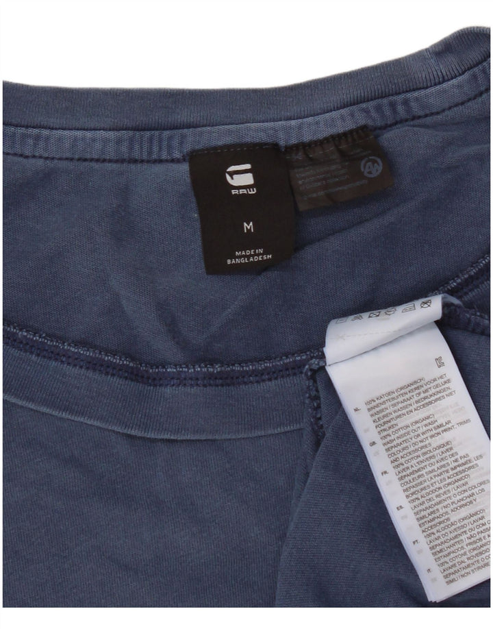 G-Star T-Shirt Homme Bleu Moyen Coton