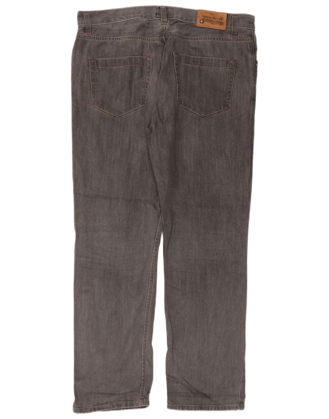 Jean droit White Stuff Homme W38 L32 Gris Coton