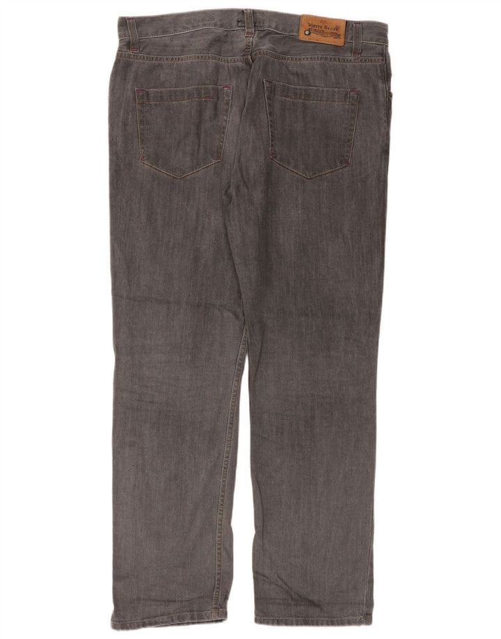 Jean droit White Stuff Homme W38 L32 Gris Coton