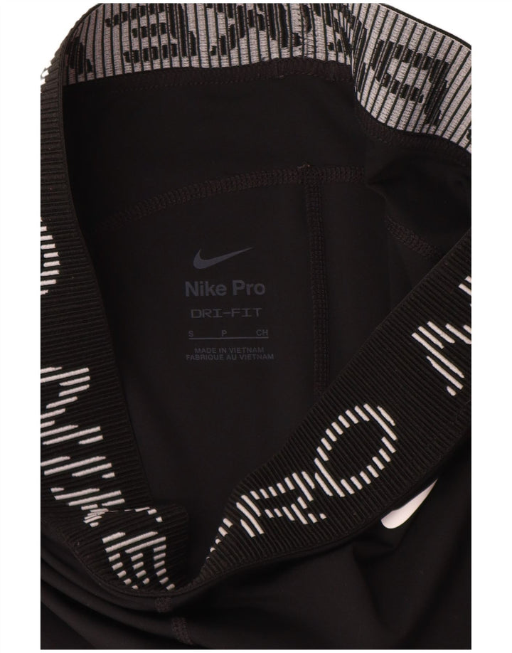 Nike Legging graphique Dri Fit pour femme UK 10 Petit Noir